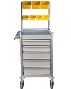 Anaesthetic Trolley AT-5353-2S-3M-LS-UP