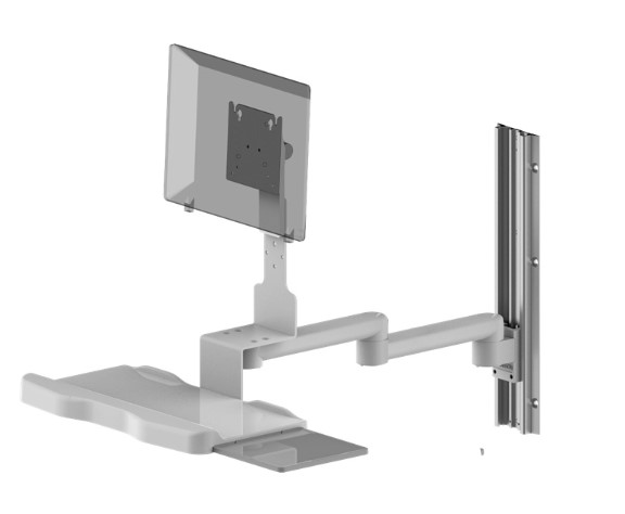 Wall Mounted Medical Workstation