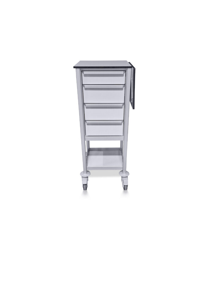 Multi-Purpose Medical Trolley with compact laminate top and flap -MP-4040-1S-3M-FT-RF