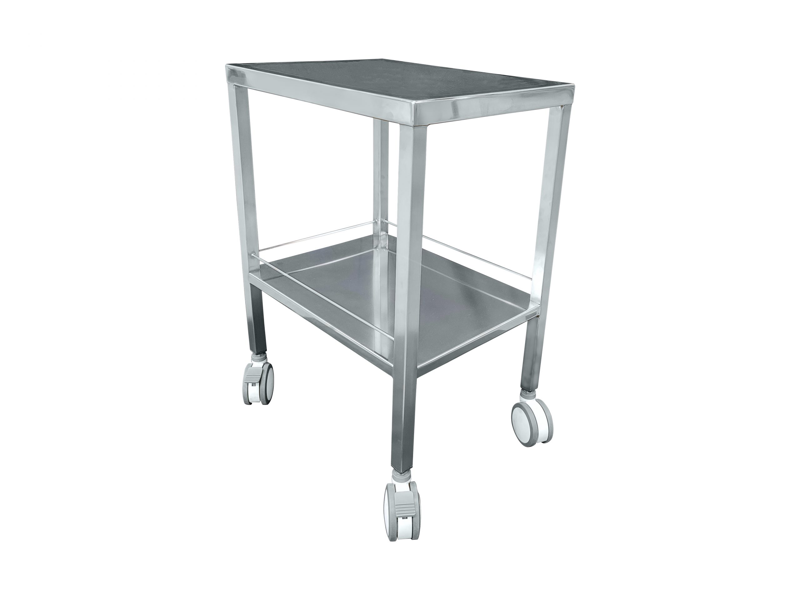 Stainless Steel Medical Dressing Trolley DT-SS-4358-2 angle view